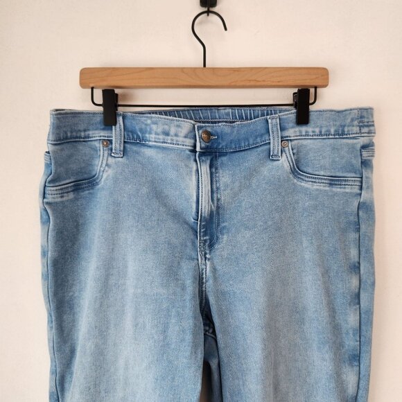 Aerie Stretch Bootcut Jeans Light Wash Stretch Flare Women's XL - Picture 3 of 9